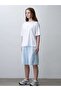 Girl's Striped Oversize Design Shorts Set - 2