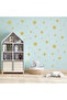Various Sizes Round Polka Dot Wall Sticker Set between 1.5-18cm - 268 Pieces
