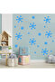 Premium Baby Blue Mix Polka Round Polka Dot Wall Sticker Set 268 Pieces 1.5–18 cm Various Sizes Wall Decals - 3