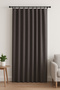 Nova Series Pleatless Linen Background Curtain - Anthracite - 2