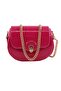 Mini Box with Chain Strap. Fuchsia Patent Leather Bag. Women's Fuchsia Shoulder Bag. Fuchsia Hanging Bag. - 5