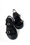 Women's Orthopedic Sole Suede Metal Buckle Sandals - Cardi̇