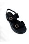 Women's Orthopedic Sole Suede Metal Buckle Sandals - Cardi̇ - 3