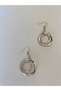 Auger Ring Silver Colored Earrings - 5