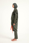 Khaki Full Covered Hijab Swimsuit with Hidden Zipper M2516 - 6