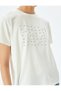 Short Sleeve Crew Neck Pearl Detailed Stone T-Shirt - 5