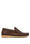 Men's Genuine Leather Brown Loafer Shoes