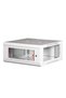 - 4U 19" Wall Mounted Rack Cabinet – Width: 600 mm |   Depth: 600 mm – Light Gray (Disassembled) - 4