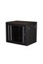 - 9U 19" Wall Mounted Rack Cabinet – Width: 600 mm |   Depth: 600 mm – Black (Disassembled)