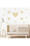 Various Sizes Heart Shaped Wall Sticker Set - 97 Pieces