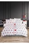 Double Duvet Cover Set with Elastic Sheet Love Trend - 4