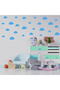Cloud Shaped Wall Sticker Set in Various Sizes - 100 Pieces - 3