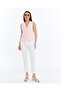 Women's Body-Fitting Short Woven Vest - 6