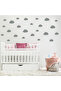 Cloud Shaped Wall Sticker Set in Various Sizes - 100 Pieces - 2