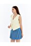 Women's Body-Fitting Short Woven Vest - 6