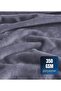 بطانية مخملية خفيفة الوزن ودافئة 200×220 سم، 950 جرام - 3