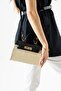 Black Straw Women's Handbag and Shoulder Bag - 7