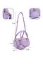 Lila Shk207 Faux Leather Charm Detailed Zippered Hand, Arm and Shoulder Bag with Strap - 4