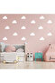 7.5 cm Different Shapes Cloud Wall Sticker Set - 72 Pieces