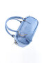 Blue Shk207 Faux Leather Charm Detailed Zippered Hand, Arm and Shoulder Bag with Strap - 6