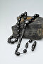 Oltu Stone Special Series İmame Barrel Carved Workmanship Rosary - 4