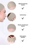 Non-Slip Silicone Bandana Bonnet Cream - Women's Hijab Seamless Non-Slip Snap - Sporty Hair Band - 3