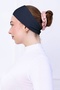 Non-Slip Silicone Bandana Bonnet Navy Blue - Women's Hijab Seamless Non-Slip Snap - Sporty Hair Band - 2