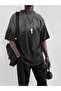 Men's Oversized Wash Premium T-Shirt Black - 3