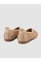 Serario Fabric Stone Beige Women's Ballerinas - 3