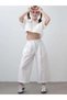 Girl's Crop Shirt Poplin Pants Set - 4