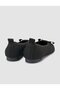 Lunor Knitwear Buckle Detailed Black Women's Ballerinas - 3