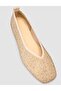 Serario Fabric Stone Beige Women's Ballerinas - 6