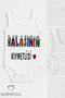 Aunt's Precious Written Sleeveless Baby Body – 100% Cotton Fun Summer Bodysuit Bodysuit 03-24 Months - 2