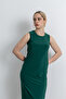 Women's Sleeveless Sandy Long Dress 4051 - 2