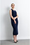 Women's Sleeveless Sandy Long Dress 4051 - 3