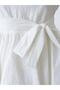 Girl's Poplin Balloon Design Dress - 7