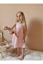 Brode Fabric Strap Girl's Dress - 3