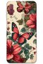 Galaxy A7 2018 Compatible Butterfly Pattern Phone Case + Screen Protector - 5795
