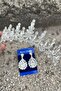 Elvira Silver Bridal Henna Crown Special Day Accessory Women's Crown and Drop Shuttle Earring Set - 3