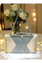 Skin Nude Color Satin Silver Crystal Stone Handmade Special Production Women's Evening Dress Bag - 2