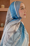 Striped Ethnic Silk Voile Shawl - 3