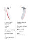 Wireless neck massager, Pulsations, remote control, White - 8