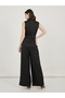 Self-Tie Belt Sleeveless Top and Wide Leg Pants Co-Ords - 5