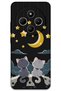 Xiaomi Redmi 14C Compatible Cat Pattern Phone Case + Screen Protector - 5809