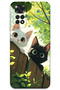 Xiaomi Redmi Note 11S Compatible Cat Pattern Phone Case + Screen Protector - 5785