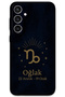 Galaxy S23 Compatible Capricorn Pattern Phone Case + Screen Protector - 5777