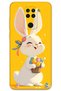 Xiaomi Redmi Note 9 Compatible Rabbit Pattern Phone Case + Screen Protector - 5807