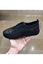 Women's Inside-Out Genuine Leather Orthopedic Smart Rubber Laced Daily Comfortable Perforated Shoes - 2