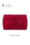 New Year, New Job, Birthday Gift Red Plain Premium Women's Headband for Friend, Lover