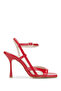 Women's Vegan Red Heeled Shoes